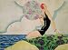 poster / affiche Bather est disperible en (L x H): 70 x 50 cm de R. Vincent