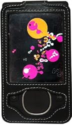 Premium Black Leather Case for Zune 80/120 GB with Belt Clip