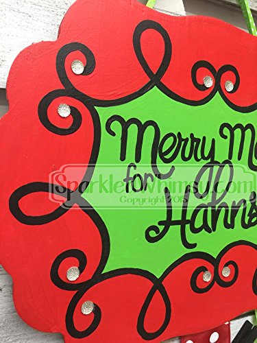 Personalized Christmas Card Holder: Merry Mail