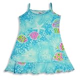 Girlfriends by Anita G. - Toddler Girls Fish Print Tank Dress, Blue, Hot Pink, Lime