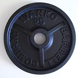 25 lb. Black Olympic Plates (Pair)