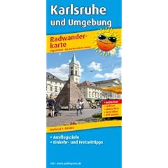 Radwanderkarte Karlsruhe und Umgebung: Mit Ausflugszielen, Einkehr- & Freizeittipps, reissfest, wetterfest, abwischbar, GPS-genau. 1:100000: mit ... wetterfest, reissfest, abwischbar, GPS-genau