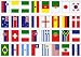 Fahnenkette zur WM 2010
L�nge 13 Meter !!
jeweils alle 32 Nationen in der Gr�sse 30x45cm
vern�ht an 
einem Fahnenseil
f�r den Innen und Aussenbereich zu verwenden
Fahnen sind aus Polyesterstoff