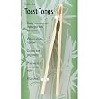 Bamboo Toast Tongs, 6 3/4 inches