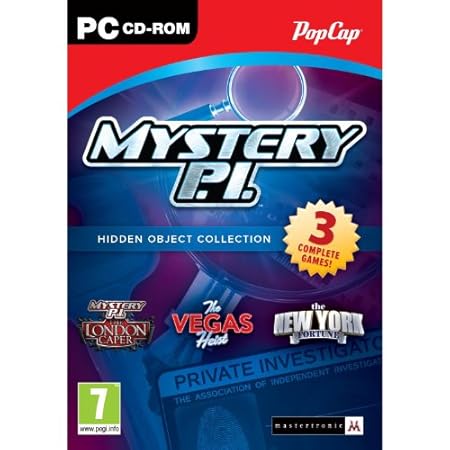Mystery PI Hidden Object Collection (3 Pack Lottery Ticket, Vegas Heist & and New York Fortune)