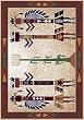 Contemporary Area Rug, United Weavers Safari 5'x8' Dance