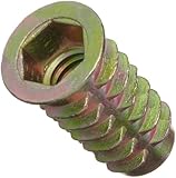 E-Z Lok Threaded Insert, Zinc, Hex-Flanged, UNC Threads, Inch, Made in US