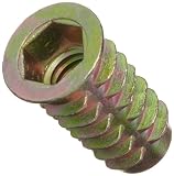 E-Z LOK Threaded Insert For Soft Wood, 3/8-16 Int Thread - 25mm length - Flanged- Zinc Die Cast (Pack of 25)