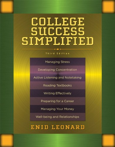 College Success Simplified (3rd Edition)