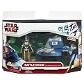 Star Wars The Clone Wars: Battle Droid and Armored Scout Tank