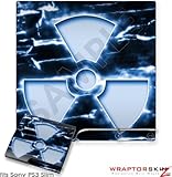 Sony PS3 Slim Skin - Radioactive Blue