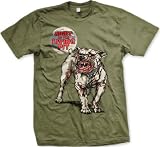 Night Of The Living Pit Mens Horror T-shirt, Zombie Dog Pit Bull Shirt