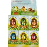 Hazelnut Truffle Easter Egg Truffle in a real Egg - Polka Dot