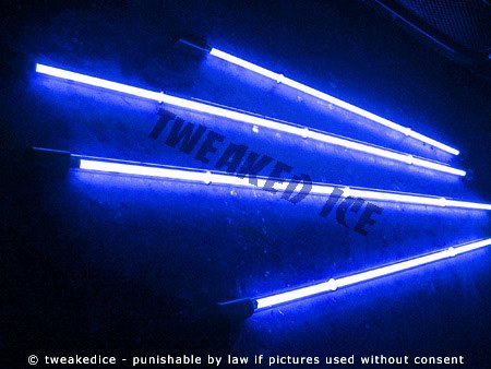 Blue Underglow Underbody 4 Pc Car Neon Kit Lights - Brand New - FREE SHIPPING