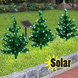 2 Solar Christmas Path Trees