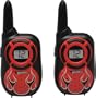 Emerson Radio Hot Wheels Turbo Talker HW500 2-Mile 14-Channel FRS Two-Way Radio (Red/Black) (Pair)