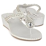 Steve Madden Rios White thongs
