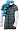 Medium Heather Grey/Ocean Blue