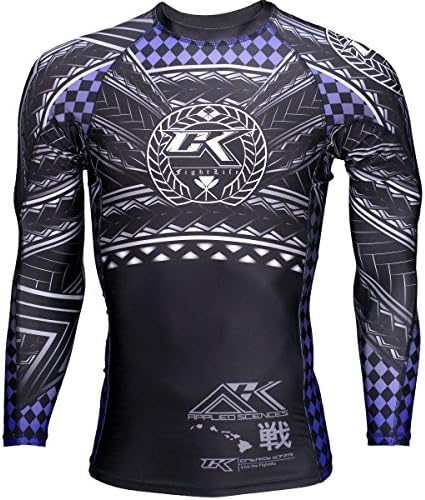 Contract Killer Haka Rashguard - Black-Blue - X-Large