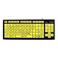 Accuratus Monster 2 USB High Visibility Keyboard in Uppercase