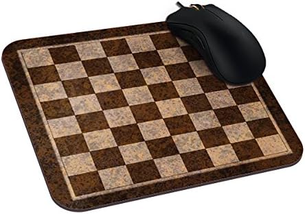 McMo Rank Draughts Game Light Squaretablet Mouse Pad Gaming Mousepad Customerized Computer Mouse Pads Zazer Mousepad Non-Slip Rubber,9.25X7.75Inches