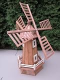 Windmühle aus Holz für Garten kugelgelagert 110 cm GROß