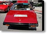 Red 1975 Ferrari 308 GT4 . 40D9366 Canvas Print / Canvas Art - Artist Wingsdomain Art and Photogr...