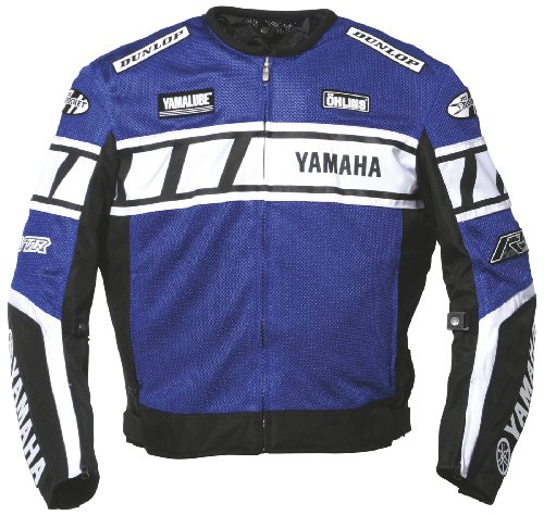 Joe Rocket Yamaha Champion Mens Mesh Textile Motorcycle Jacket Blue/Black XXL