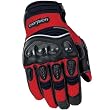Cortech Accelerator Series 2 Men's Leather Street Motorcycle Gloves - Red