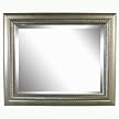 Champagne Rope Beveled Mirror - Silver (16x20")