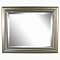Champagne Rope Beveled Mirror - Silver (18x24")