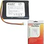HQRP Battery for TomTom One Europe / Regional / Rider GPS Replacement plus HQRP Universal Screen Protector