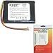 HQRP Battery for TomTom One XL / V1 / V2 / V3 GPS Replacement plus HQRP Universal Screen Protector