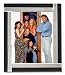 ELIZABETH BERKLEY AS JESSICA 'JESSIE' MYRTLE SPANO, DUSTIN DIAMOND AS SAMUEL 'SCREECH' POWERS, MARK-PAUL GOSSELAAR AS ZACHARY 'ZACK' MORRIS, MARIO LÓPEZ AS ALBERT CLIFFORD 'A.C.' SLATER, TIFFANI THIESSEN AS KELLY KAPOWSKI FROM SAVED BY THE BELL #1 - COLOUR Movie Photo - Luxury Framed 25x20cm Photograph (Colour choice of Four Section Mirror and Black Glass Frame or Real Capiz Shell Frame)