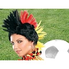 PEARL Deutschland-Fan-Per�cke "Irokese"