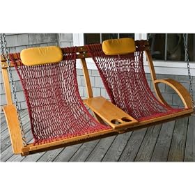 Deluxe Bent-Oak Porch Swing by 