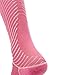 Gmark Women's Fancy Design Multi Colorful Patterned Socks 2-Pack Pink&Light Green