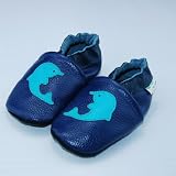 Augusta Baby Dolphin Soft Sole Leather Baby Shoe (6-12 mo)