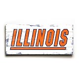 University of Illinois Logo Wood Sign (90