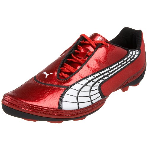 PUMA v1.10 Top Trainer Soccer Shoe,Puma Red/White/Black,7 D Buy PUMA Trainer Shoes Online
