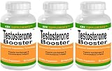 3 BOTTLES Testo Boost Anti-Estrogen & Anti-Aromatase Complex Tribulus Terrestris Extract Chrysin Diindole Methane DIM Eurycomo Longfolia Jack Gamma Oryzanol 270 Total Capsules KRK SUPPLEMENTS