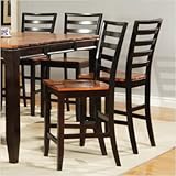 Abaco Counter Height Dining Chair in Multi-Step Acacia [Set of 2]