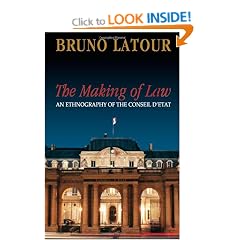 The Making of Law: An Ethnography of the Conseil D'Etat