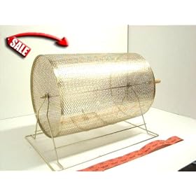 Casino Grade Brass Raffle Ticket Drum, Large Size Raffle Ticket Drum by 