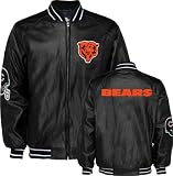 Chicago Bears Faux Leather Varsity Jacket
