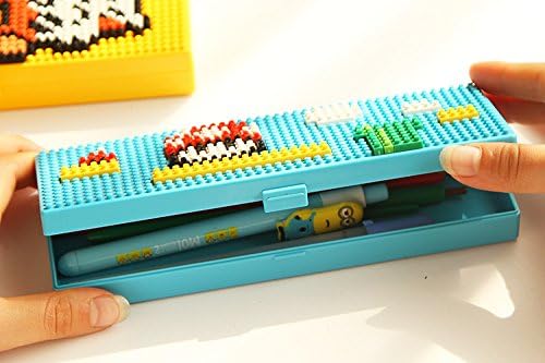 ifUlike DIY Creative Lego Brick Pencil Box Pencil Case Students Stationery