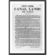 Historic Print (M): [Broadside]: New-York Canal Lands on Sale. ... Hez. B. Pierpont, October 1823