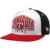 New Era Minnesota Twins Navy Blue-White Monolith 9FIFTY Snapback Adjustable Hat