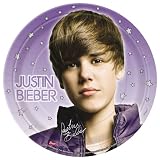 Unique 193170 Justin Bieber Dessert Plates