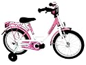 Kinderfahrrad 16" Zoll (= 40,6cm) DOLFY rosa-weiß